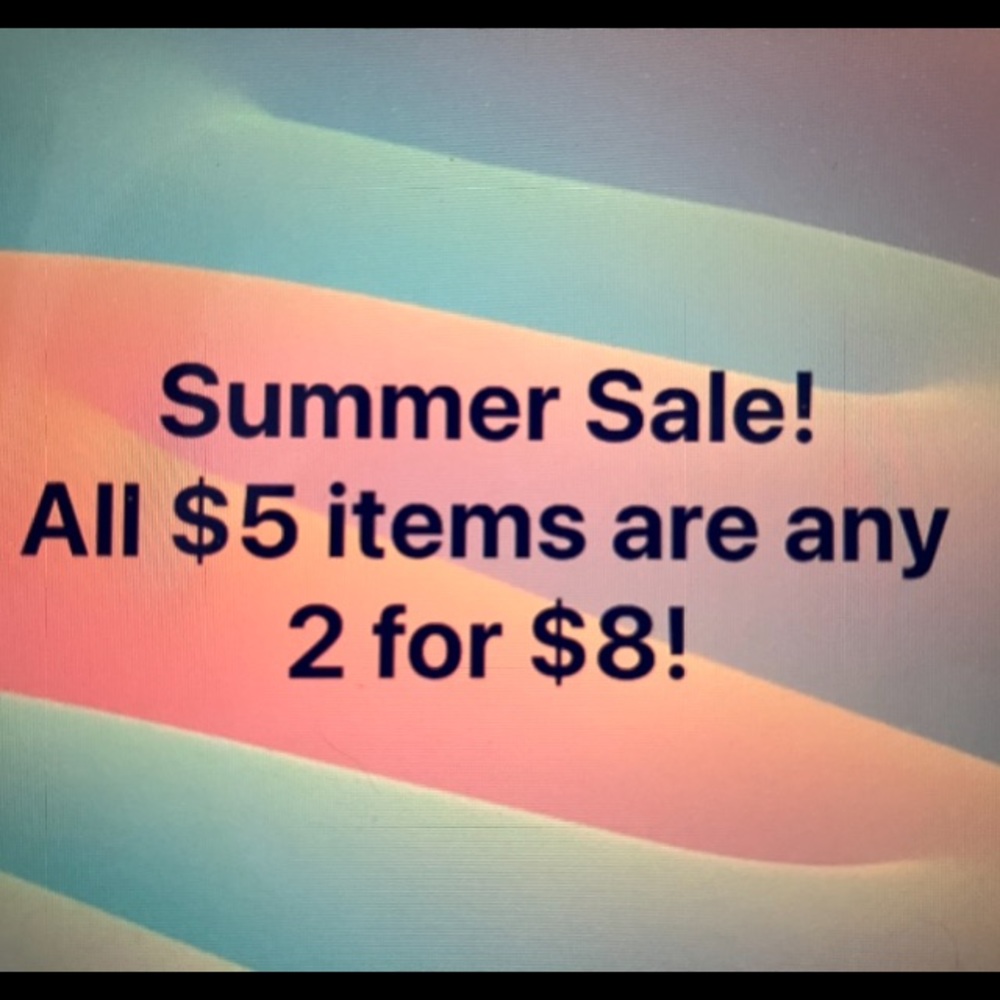 Huge Summer Sale!